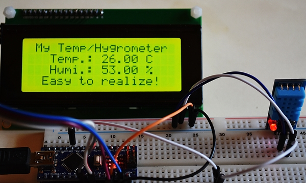 I2C LCD2004 4 lines of text