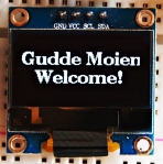 First Steps with the Arduino-UNO and NANO | Maker, MakerED, MakerSpaces, Coding | Text on 0.96 inch 128X64 I2C OLED
