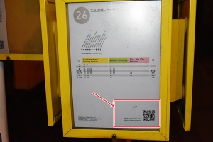 Bus-Stop-Time Tables QR-Code